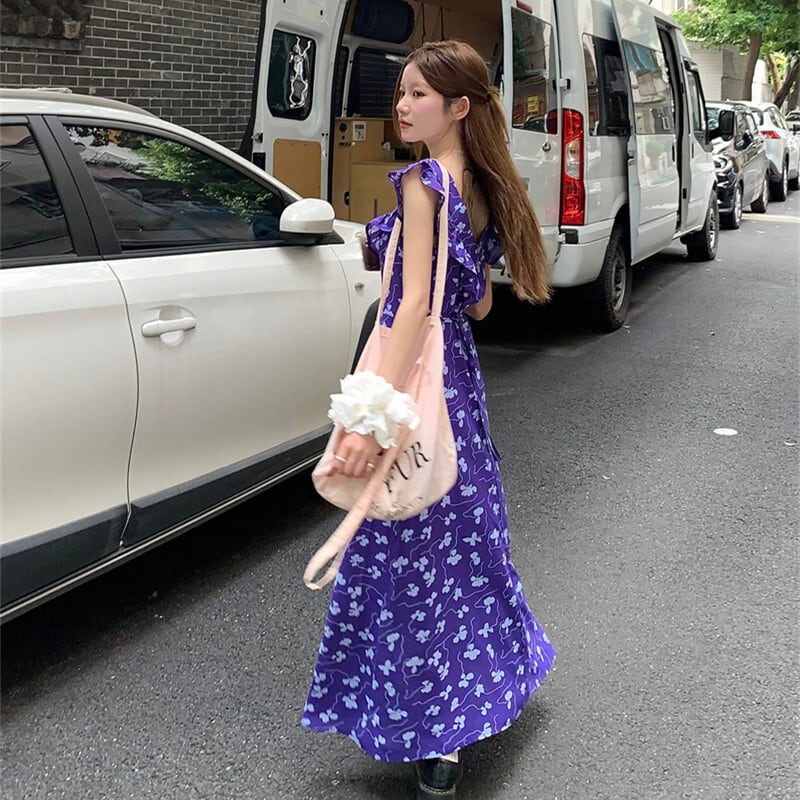 【dress】花柄ワンピース　M24838