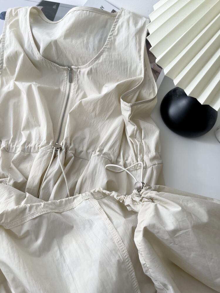 【dress】ノースリーブファスナーワンピース　M29937