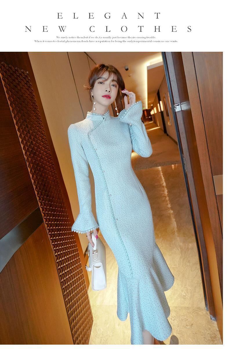 【dress】美人度アップ!気質満点ファッションエレガントレディースマーメイドワンピース G3226