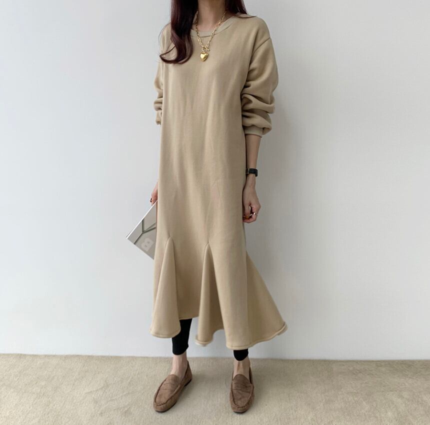 【dress】マーメイドカジュアルワンピース　M18662