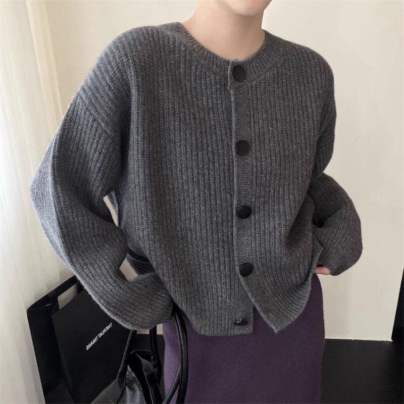 【outer】ニットカーディガン Q7160