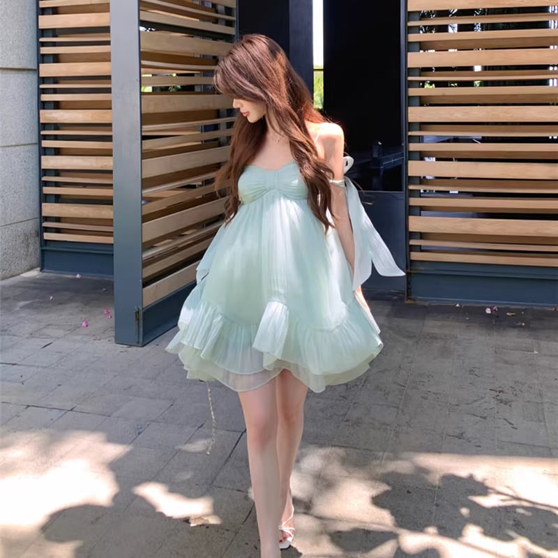【dress】バックオーポンキャミワンピース Q8448