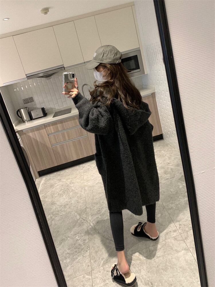 【outer】ロング丈ニットカーデ　M27074