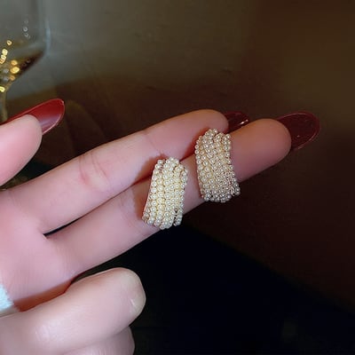 【小物】高級感 韓国系気質ファッションシンプルパールピアス