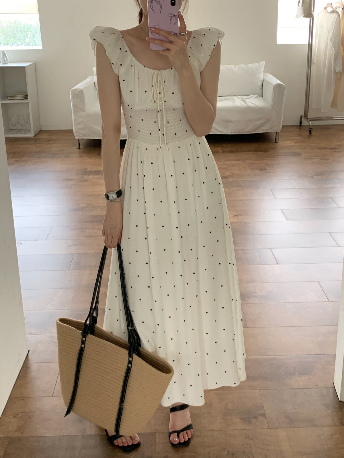 【dress】ハート柄ワンピース　M23885