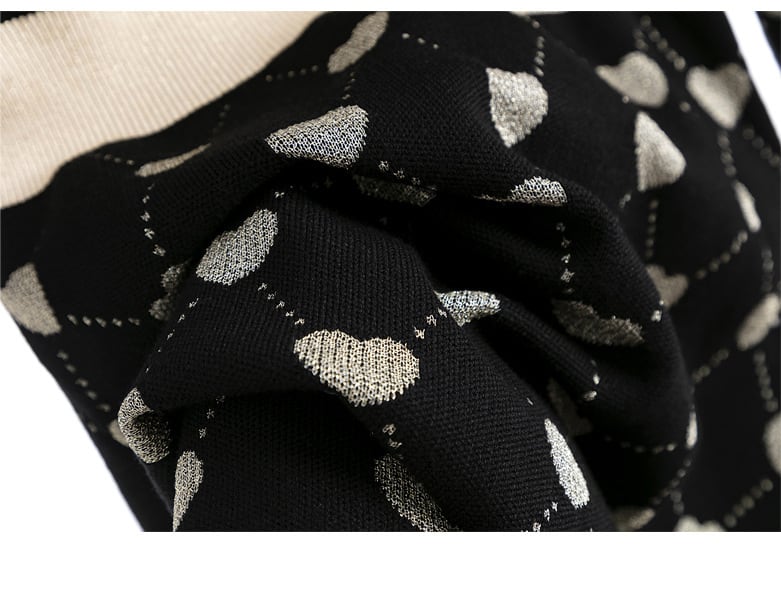 【dress】ジャカードニットワンピース　M28415