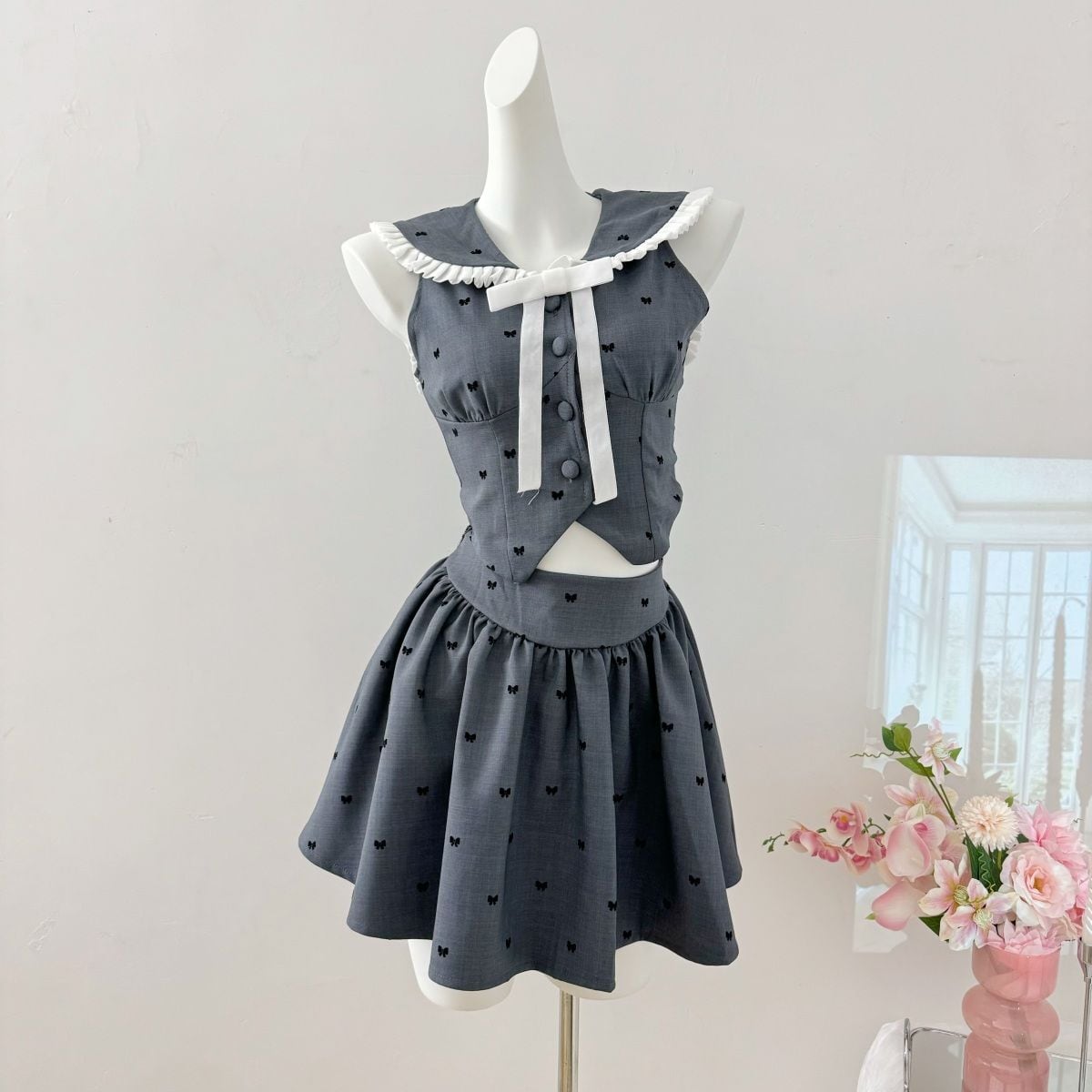 【set】リボンプリントセット　M24601