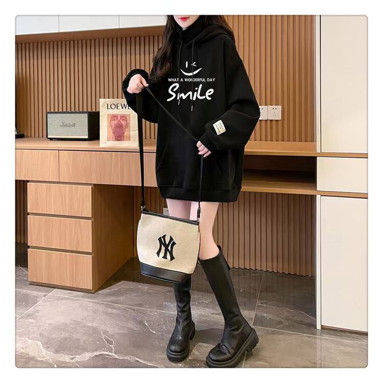【tops】裹起毛切り替えフーディーパーカー　M28506