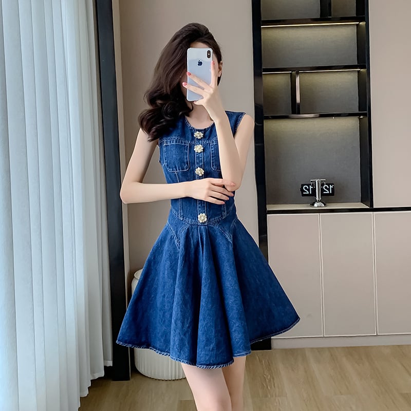 【dress】デニムワンピース　M24150