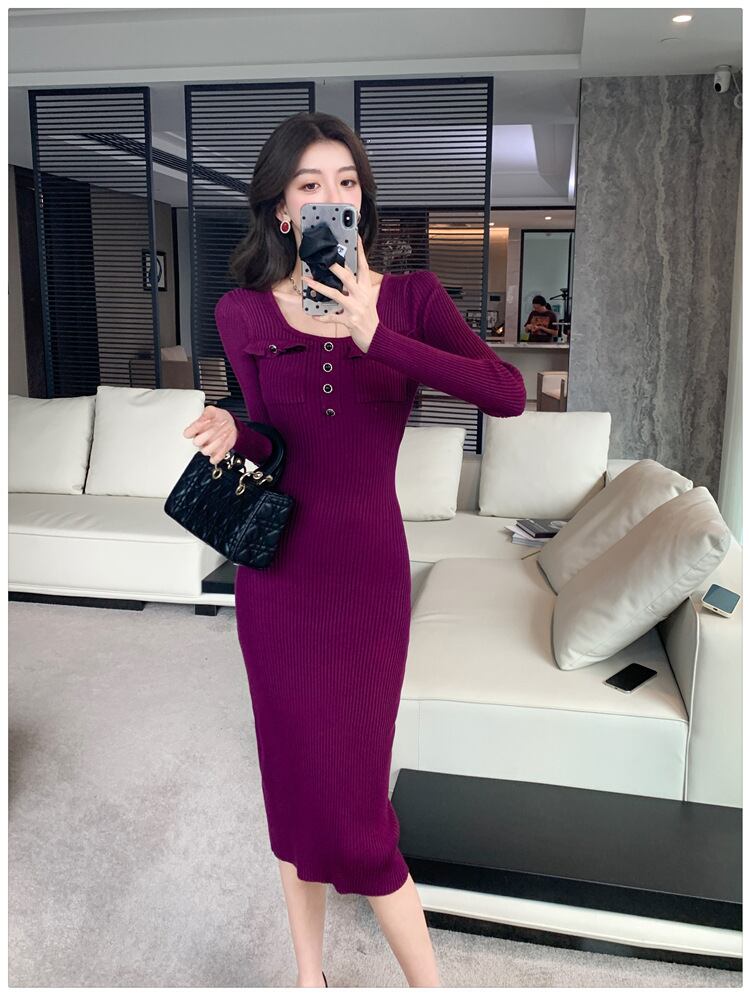 【dress】ニットワンピース　M28693