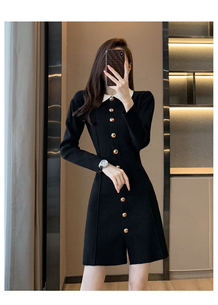 【dress】ニットワンピース　M25426