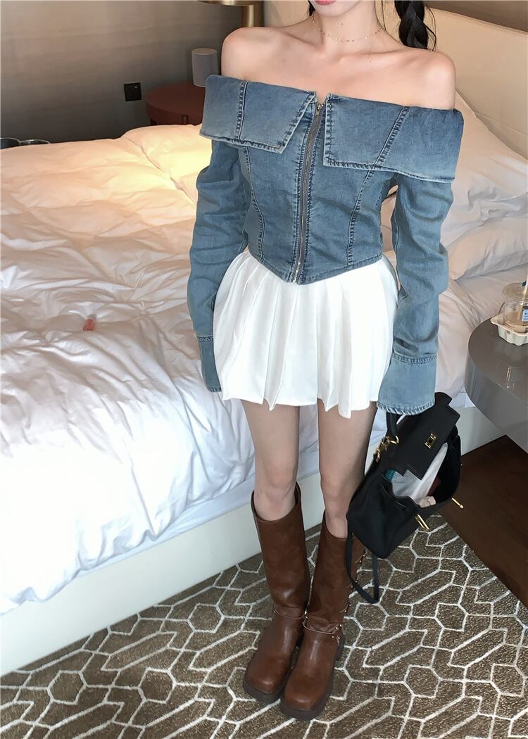 【tops】前後2wayデニムトップス　M28885