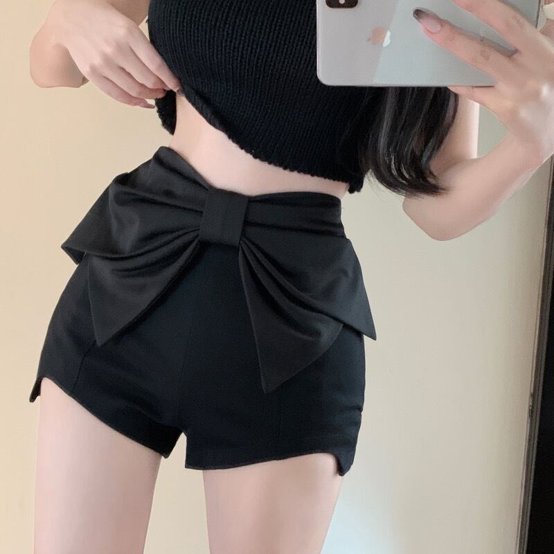 【bottoms】薄手リボンショートパンツG20936