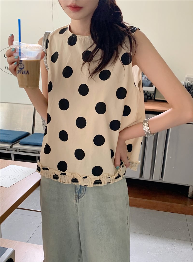 【tops】ノースリーブトップス　M24228