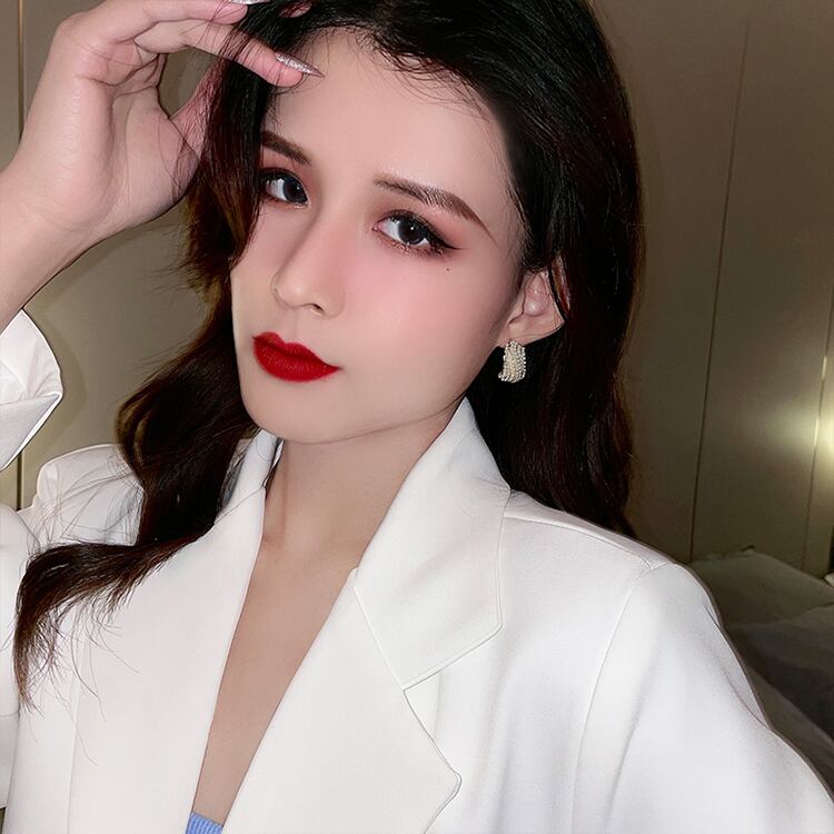 【小物】高級感 韓国系気質ファッションシンプルパールピアス