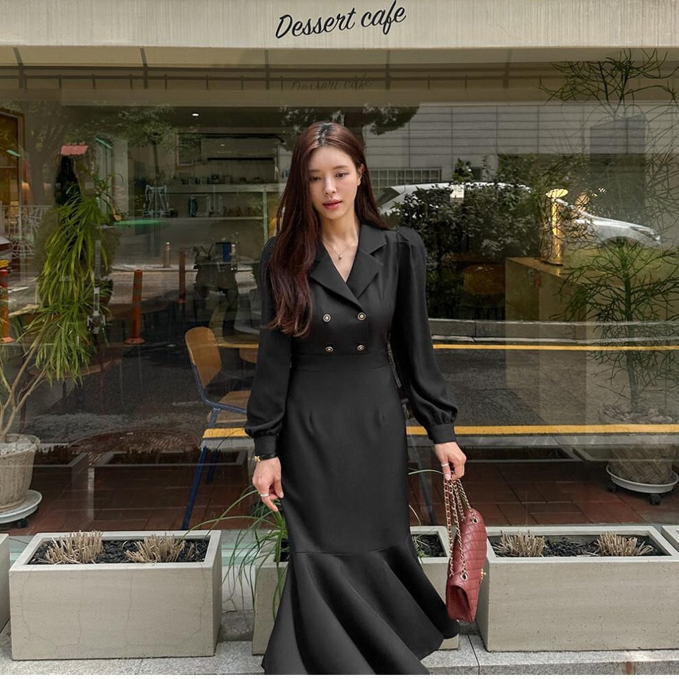 【dress】マーメイドフォーマルワンピース　N2694