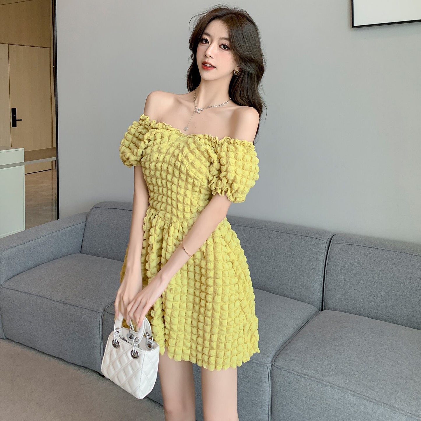 【dress】オフショルダーワンピース G20212