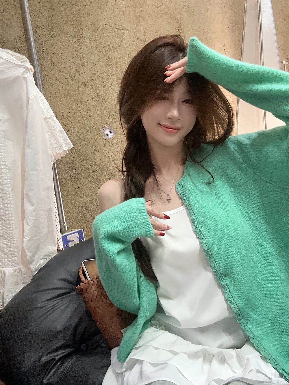 【outer】ニットカーデ　M29564