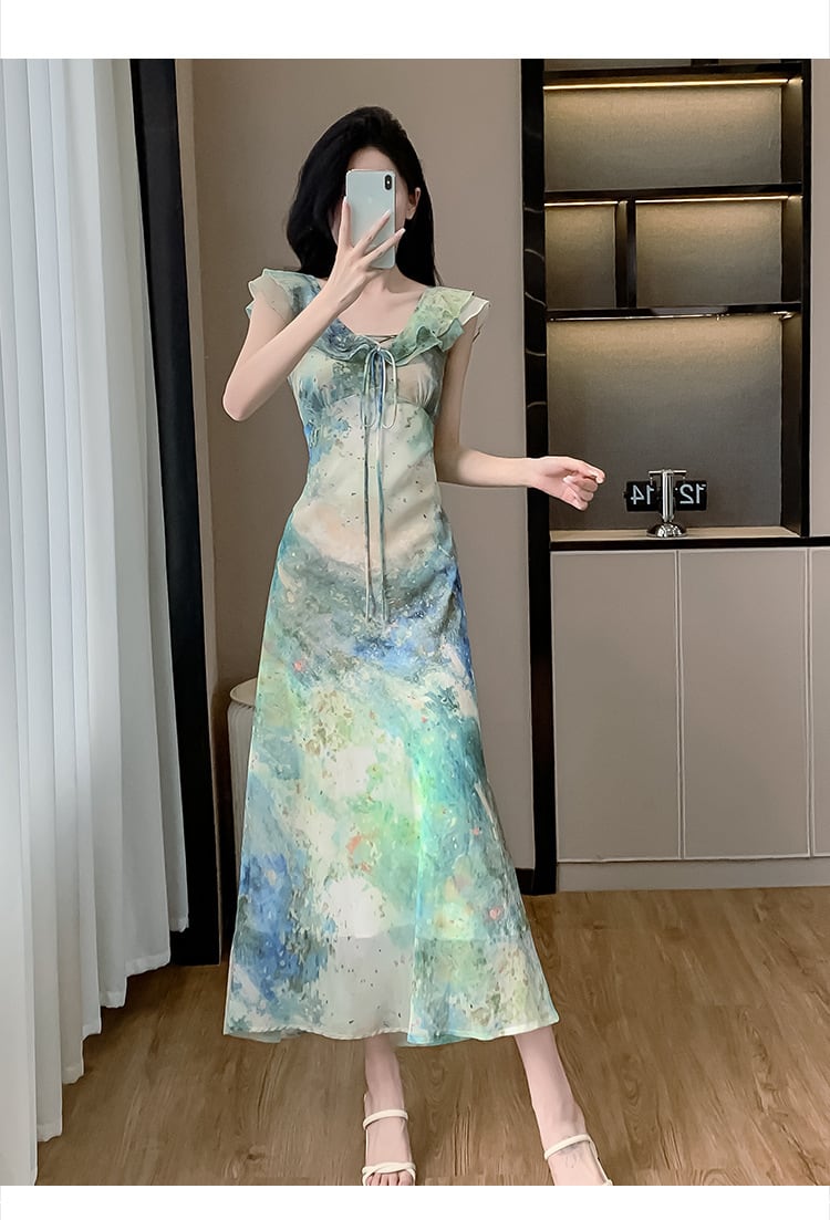 【dress】フリルワンピース　M25147
