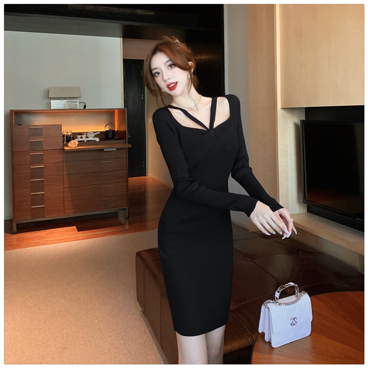 【dress】ニットワンピース　M27466