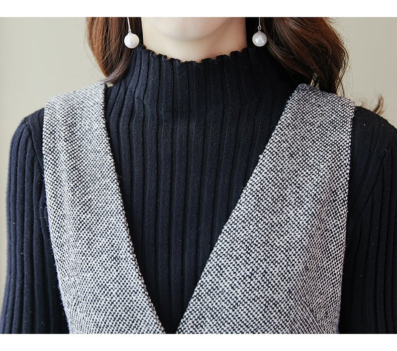 【set】トップス+オシャレオールインワン２点セット G2863