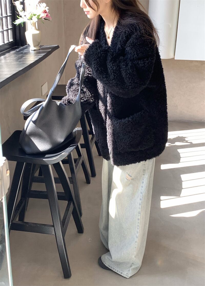 【outer】ラムズウールコート　M27353