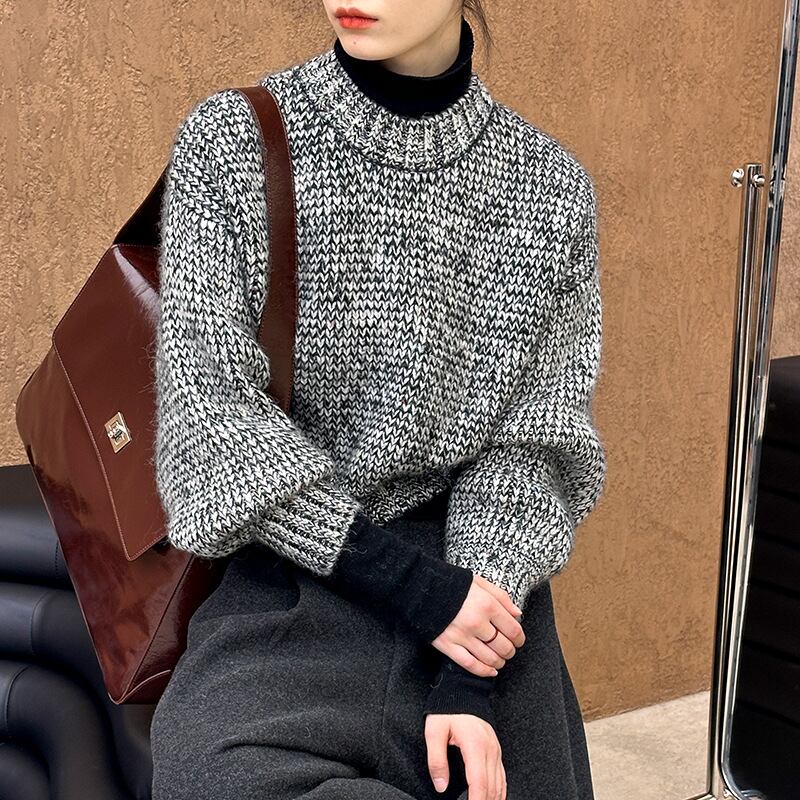 【tops】ニットトップス Q6965