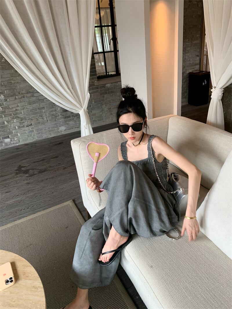 【set】ギャザーオールインワンG21033