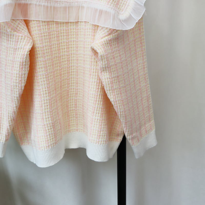【tops】ドールカラーニットセーター　M25439