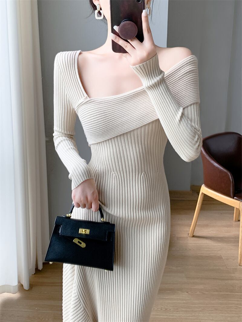 【dress】ニットワンピース　M18561