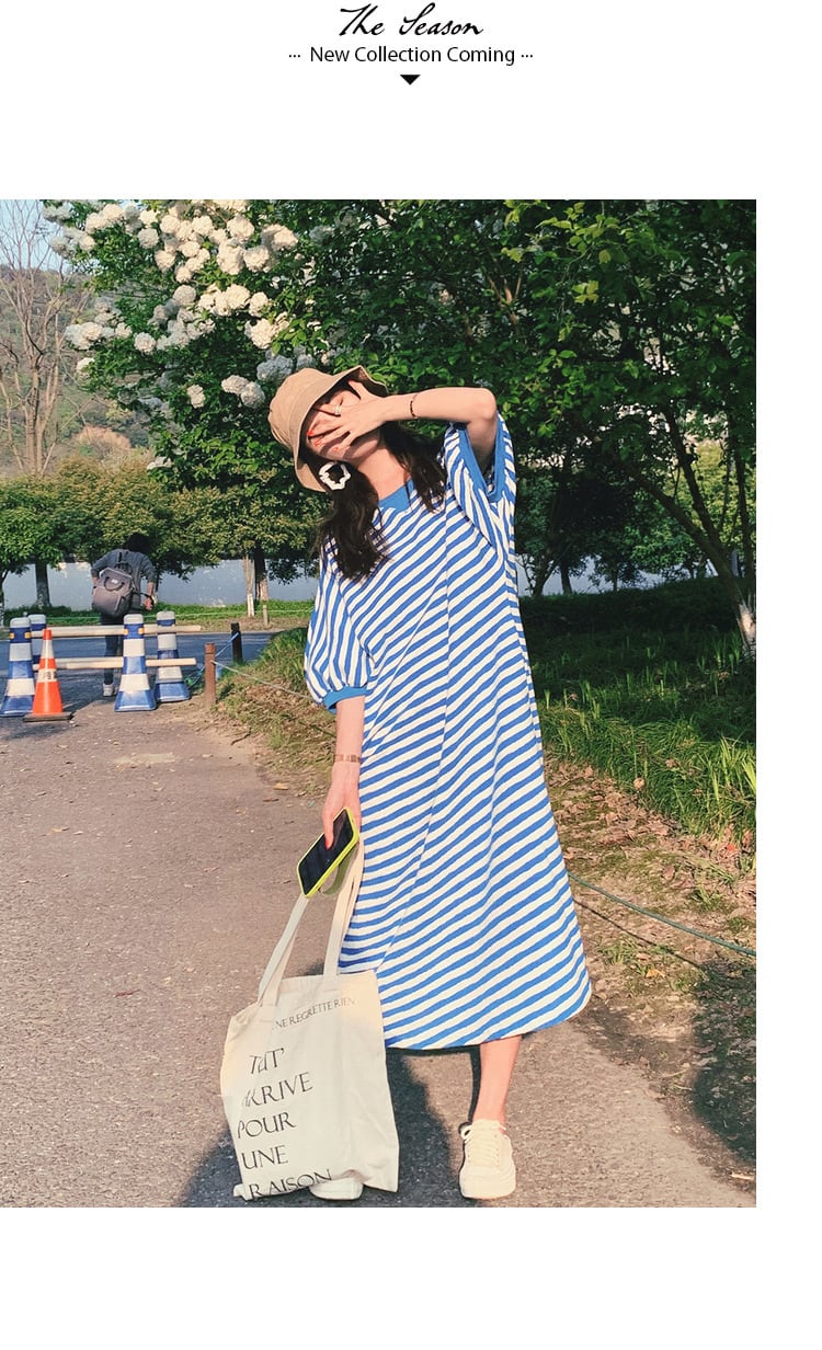 【dress】ボーダー柄ワンピース　M23930