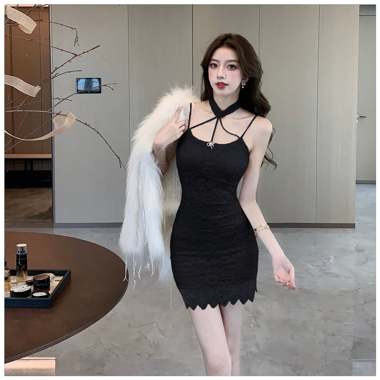 【dress】レースセクシーワンピース　M28420