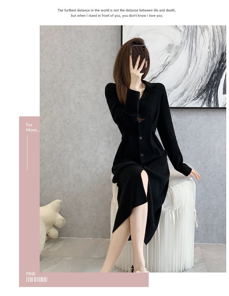 【dress】ニットワンピース　M25381
