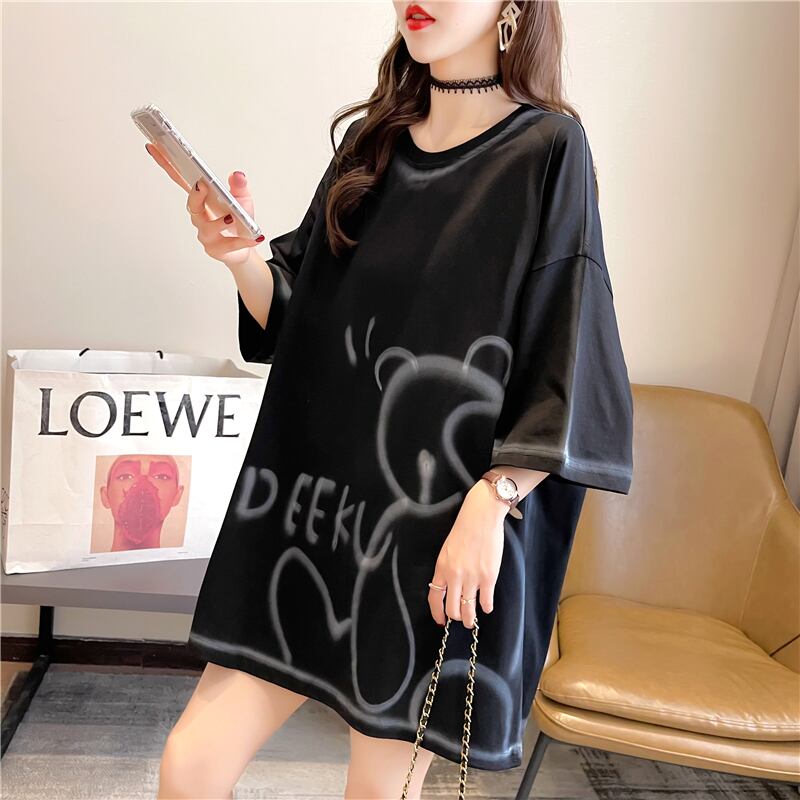 【tops】スウィート韓流スタイルトップス合わせやすいINS風Tシャツ G6704