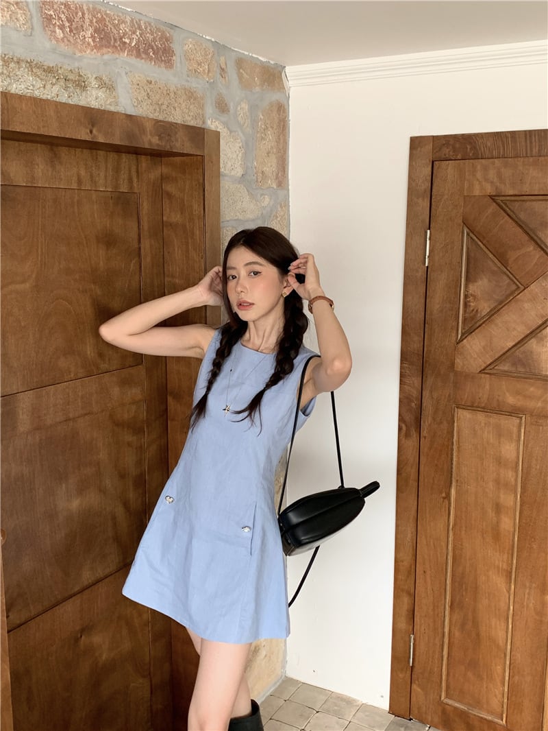 【dress】ノースリーブワンピース　M24439