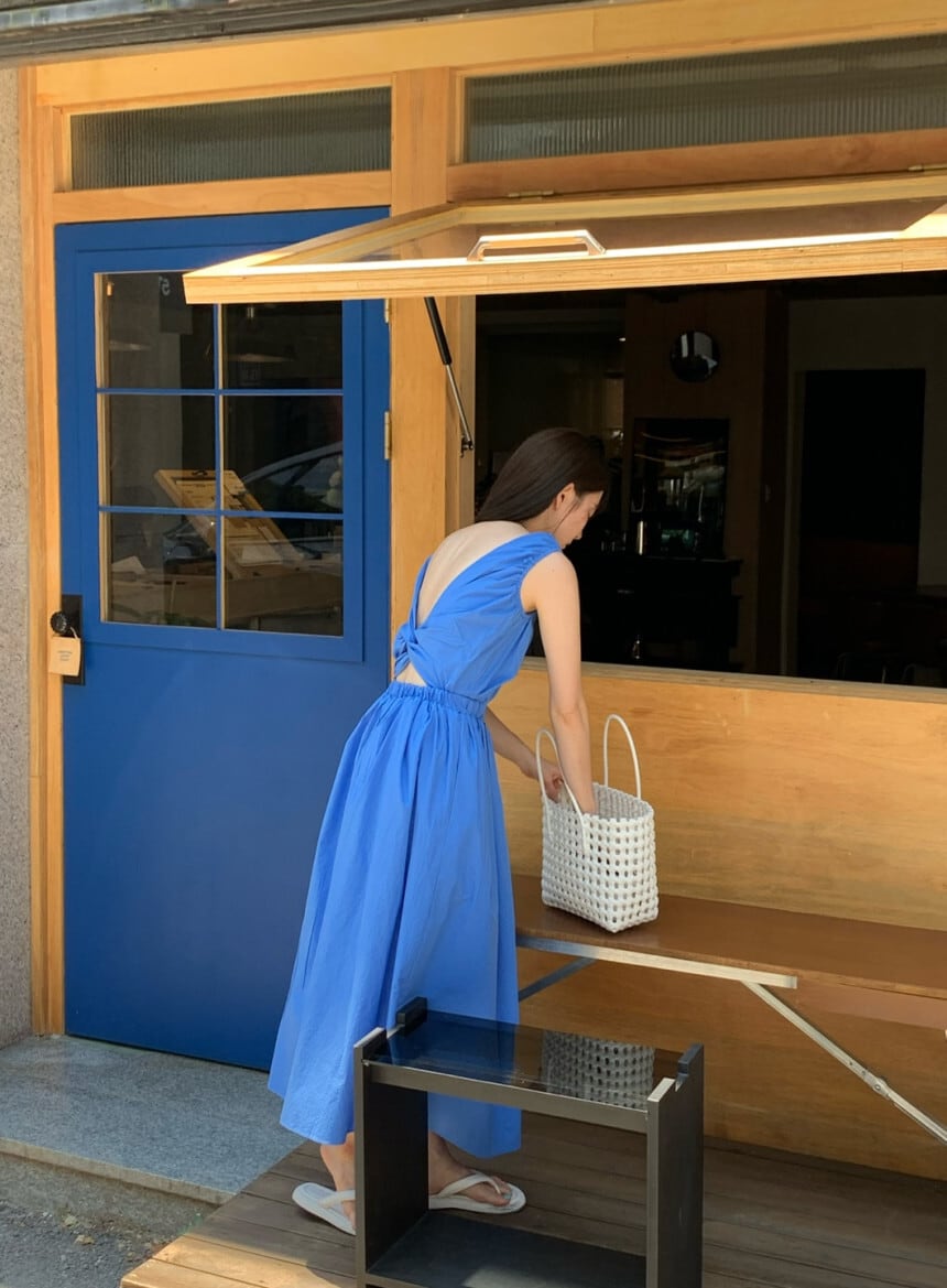 【dress】バックレスワンピース　M25066