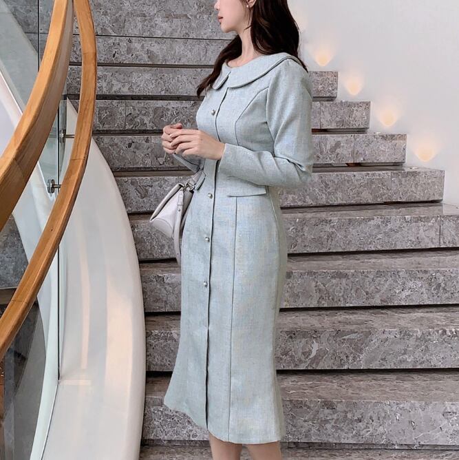 【dress】ドールカラーワンピース　M29583