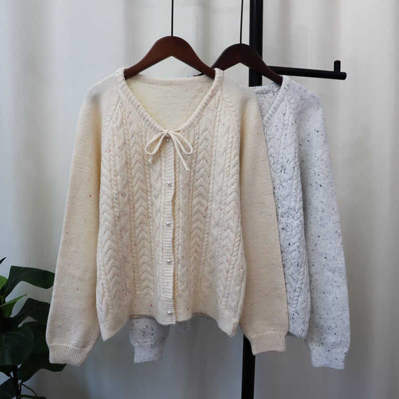 【outer】ニットカーデ　M25395