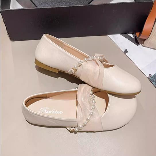 【shoes】ビーズフラットシューズF7474
