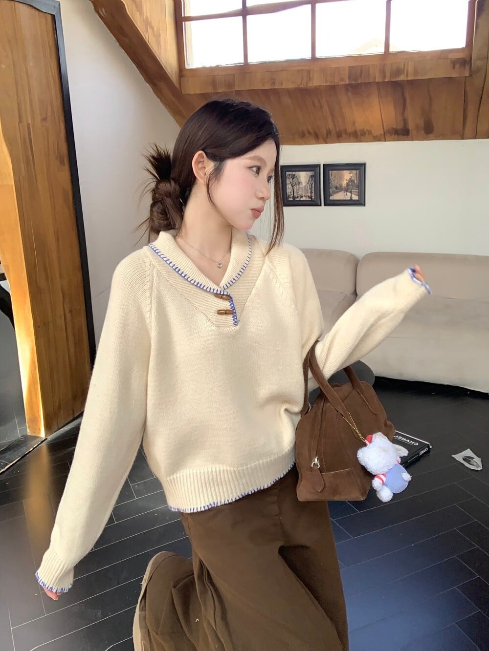 【tops】ニットセーター　M28842