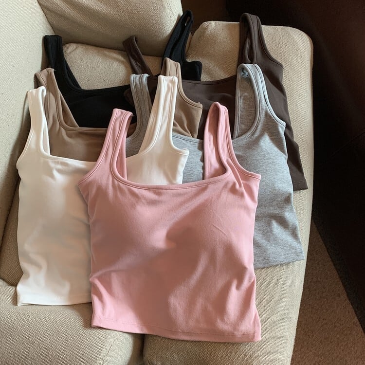 【tops】カップ付きキャミソール　M29525