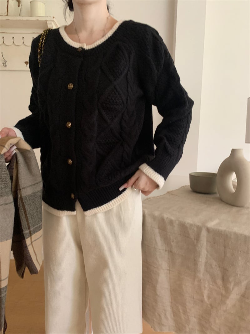 【outer】ニットカーデ　M26189