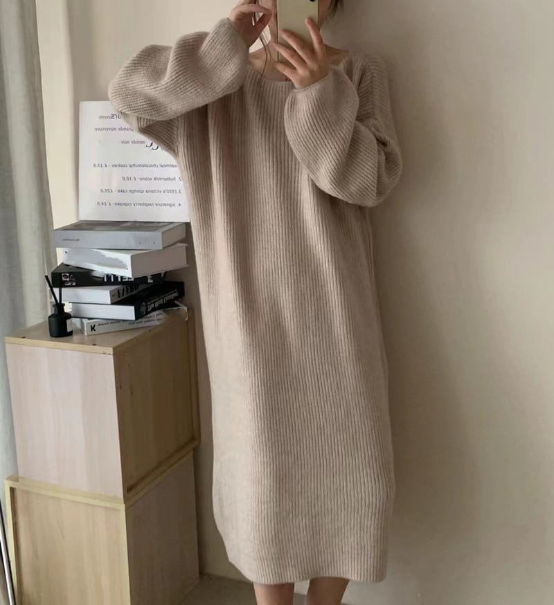 【dress】ニットワンピース　M25568