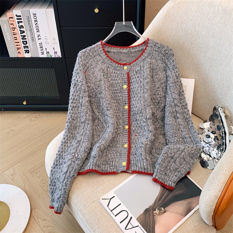 【outer】ニットカーデ　M29182