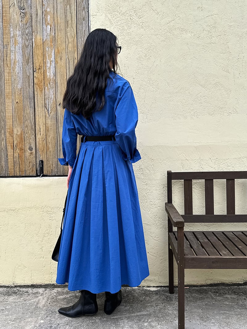 【dress】ポロネックシャツワンピースワンピース　N2966