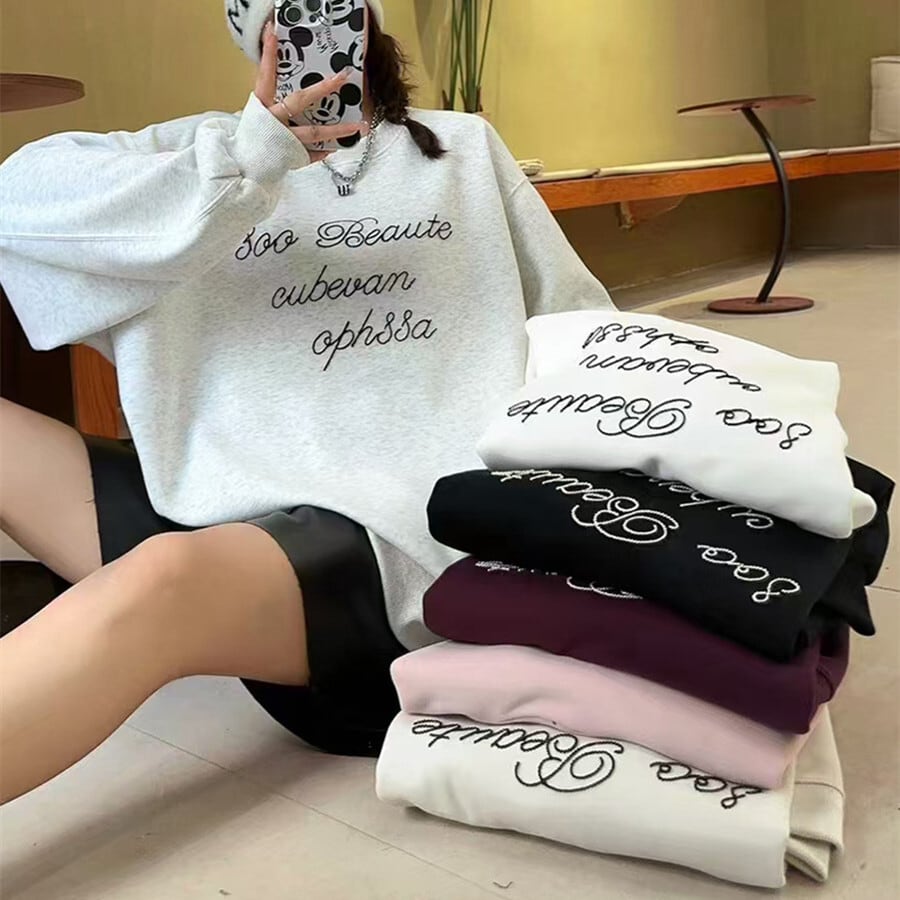 【tops】プリントスウェット　M25682