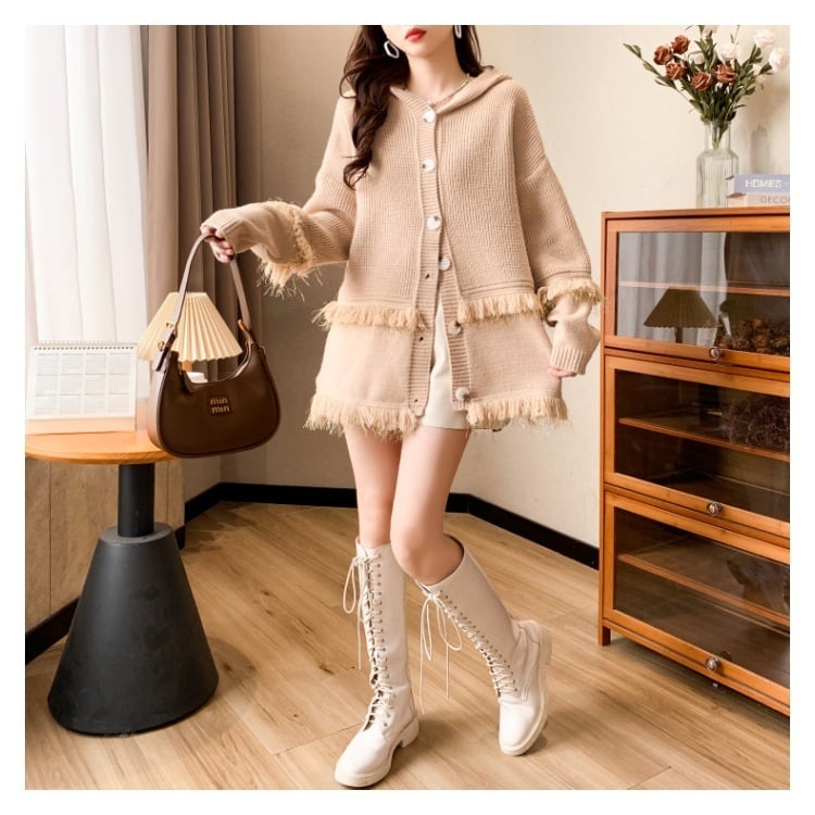 【outer】ニットカーデ　M26028