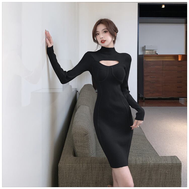 【dress】ニットワンピース　M19003