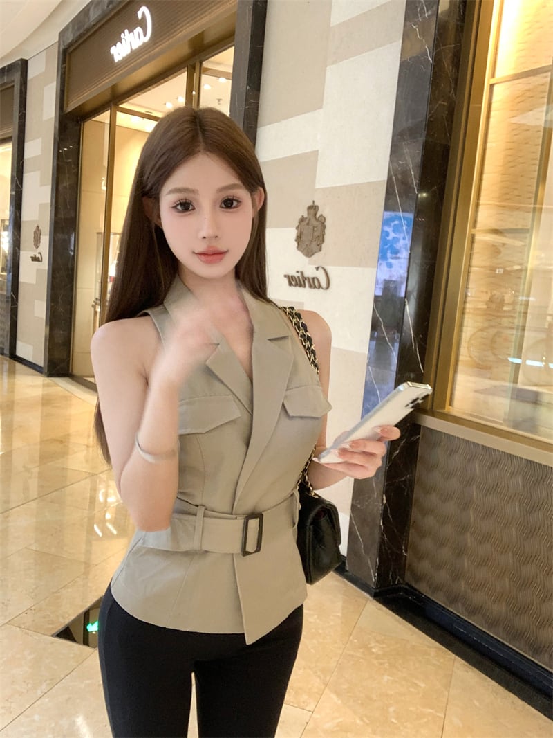 【tops】ノースリーブトップス　M24697