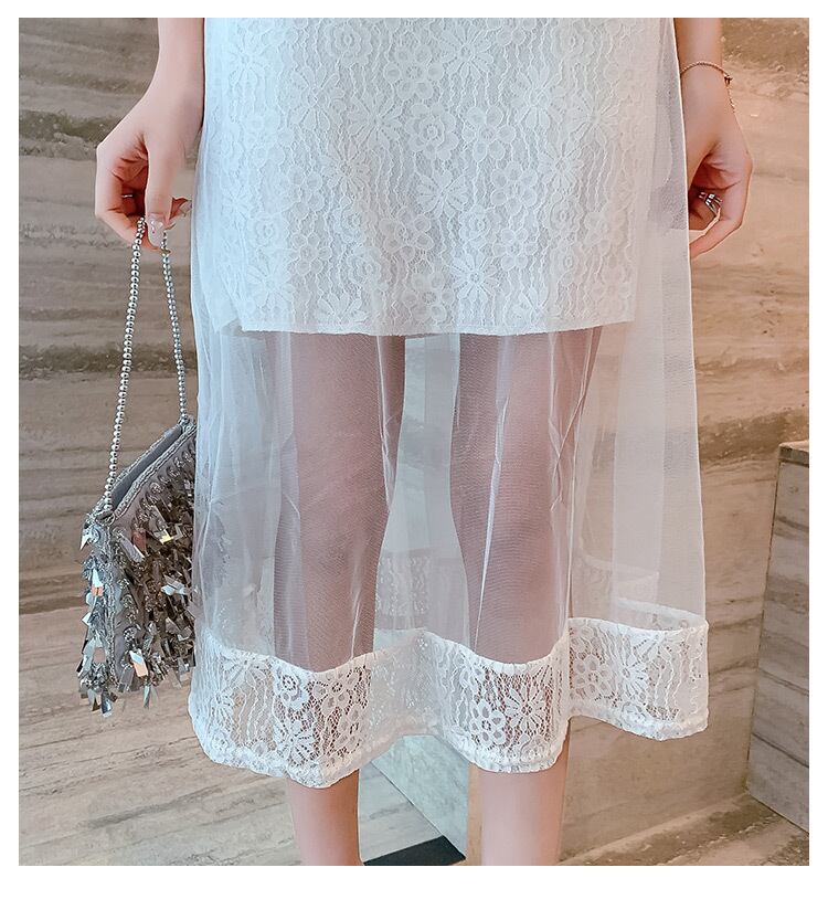 【dress】韓国風気質満点スウィート切り替え着痩せハイウエストワンピース G0271